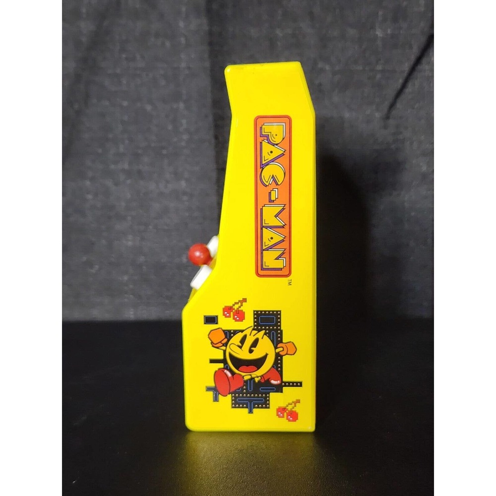Pac Man Hand Held Mini Arcade Style Video Game Bandai Namco Joystick Retro Works - Picture 2 of 4